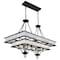 Cwi Lighting Shalia 16 Light Island Chandelier With Black Finish 9972P37-16-101 - alternate 1